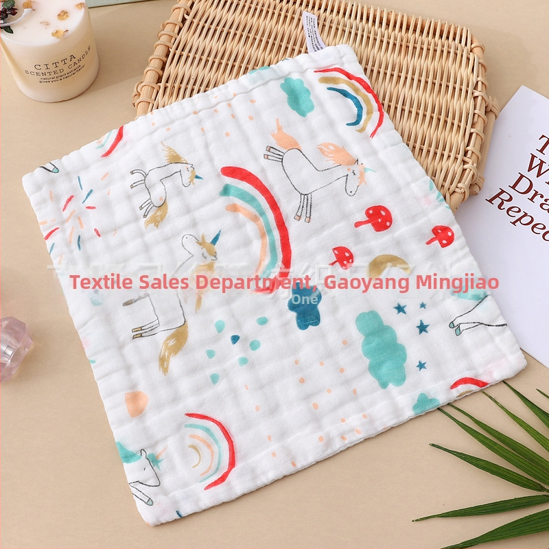 Gauze dvieļa vannai, 6 slāņi, 99% kokvilna, vienkārša diega, logotipa druka iespējama