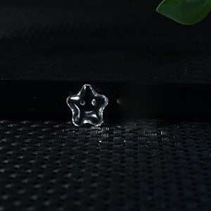 Kristalni privjesak, bez bočnih kamenja, stil nacionalnog trenda