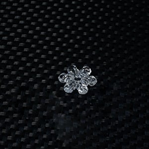 Kristalni privjesak, bez bočnih kamenja, stil nacionalnog trenda