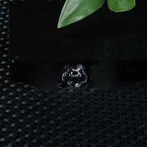 Kristalni privjesak, bez bočnih kamenja, stil nacionalnog trenda