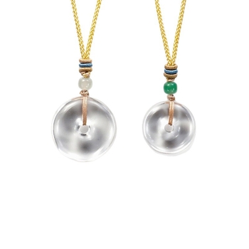 Kristalni privjesak, bez bočnih kamenja, stil nacionalnog trenda