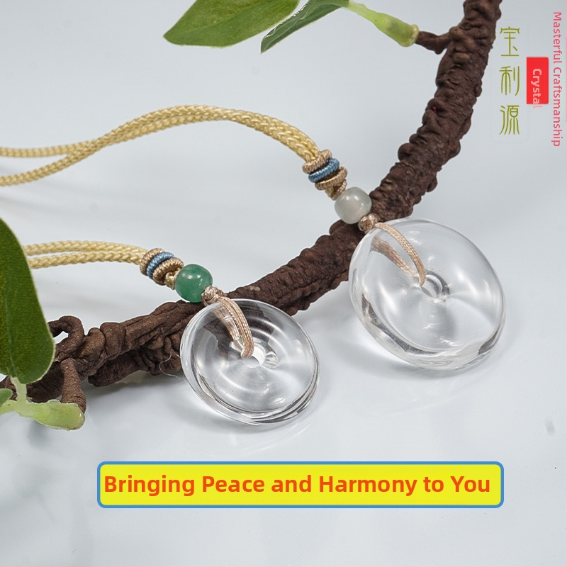 Krištáľový prívesok, bez bočných kameňov, štýl národného trendu