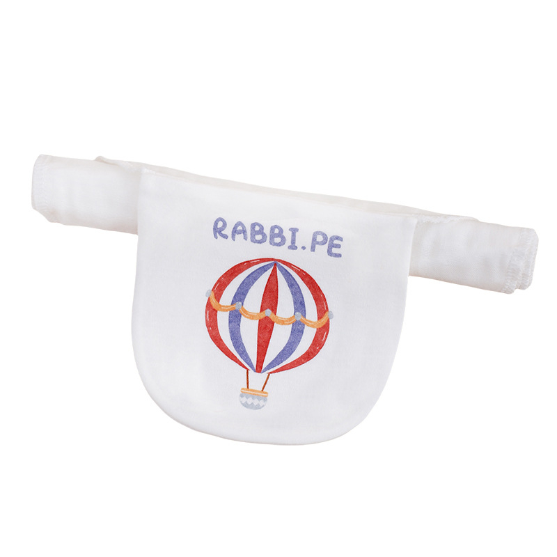 Baba/gyerek pamut-géz törölköző karikatúra mintával, légáteresztő tavasszal-nyáron