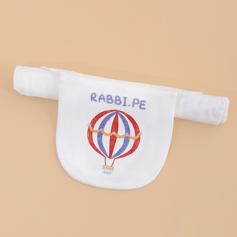 Baba/gyerek pamut-géz törölköző karikatúra mintával, légáteresztő tavasszal-nyáron