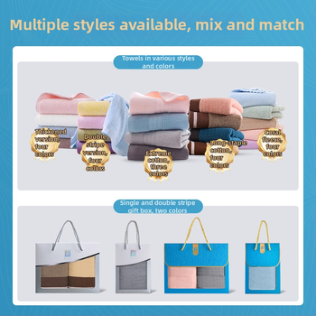 Dāvanu komplekts dvieļiem kastē, no 100% kokvilnas, 250 g, logotipa drukāšana pieejama, biznesa dāvana