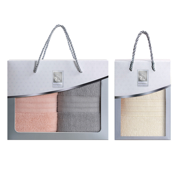 Dāvanu komplekts dvieļiem kastē, no 100% kokvilnas, 250 g, logotipa drukāšana pieejama, biznesa dāvana