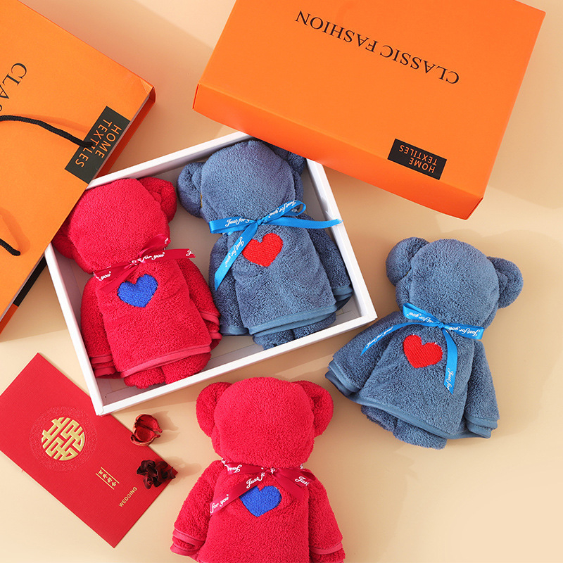 Karu kujuline käterätik korallfliisist, kinkekarp (90 g; bränd Olaichun; logotip trükitud; materjal: korallfliis; õmblemine)