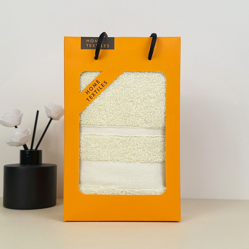 Pamukani ručnici u poklon kutiji, dvostruko pakiranje, 120–140 g, šivanje i jednostavno tkivo, prilagođeni logo