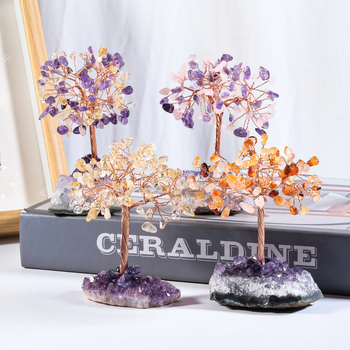 Arbore de cristal din ametist – Stil pastoral, ambalare individuală