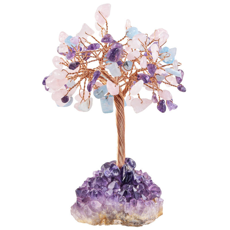 Arbore de cristal din ametist – Stil pastoral, ambalare individuală