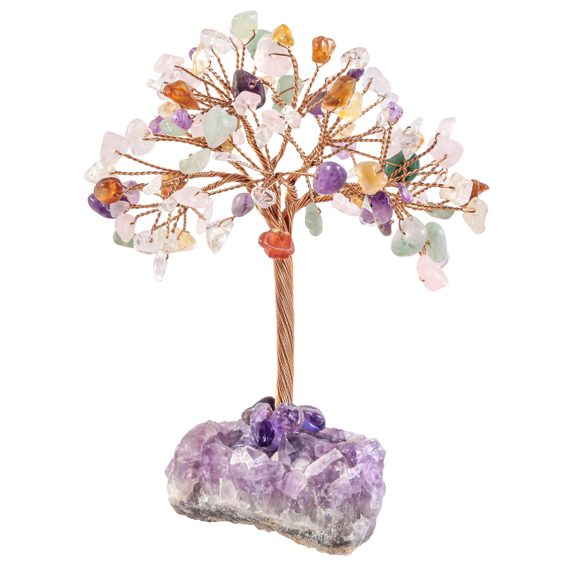 Arbore de cristal din ametist – Stil pastoral, ambalare individuală