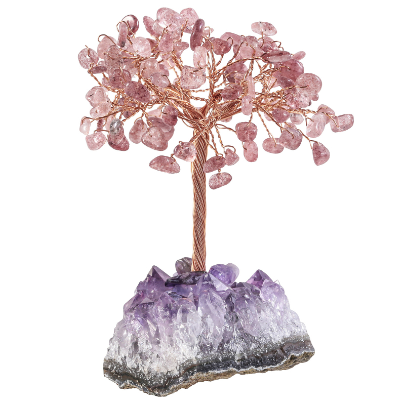 Arbore de cristal din ametist – Stil pastoral, ambalare individuală
