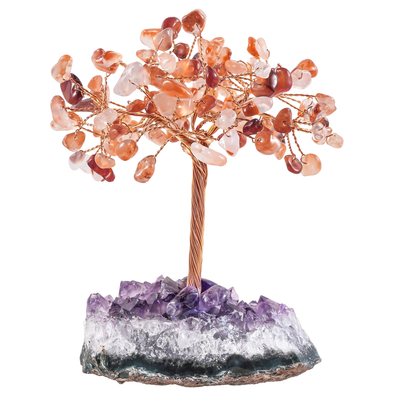 Arbore de cristal din ametist – Stil pastoral, ambalare individuală