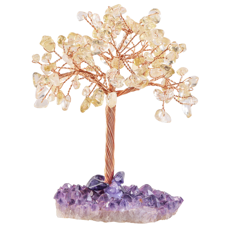 Arbore de cristal din ametist – Stil pastoral, ambalare individuală