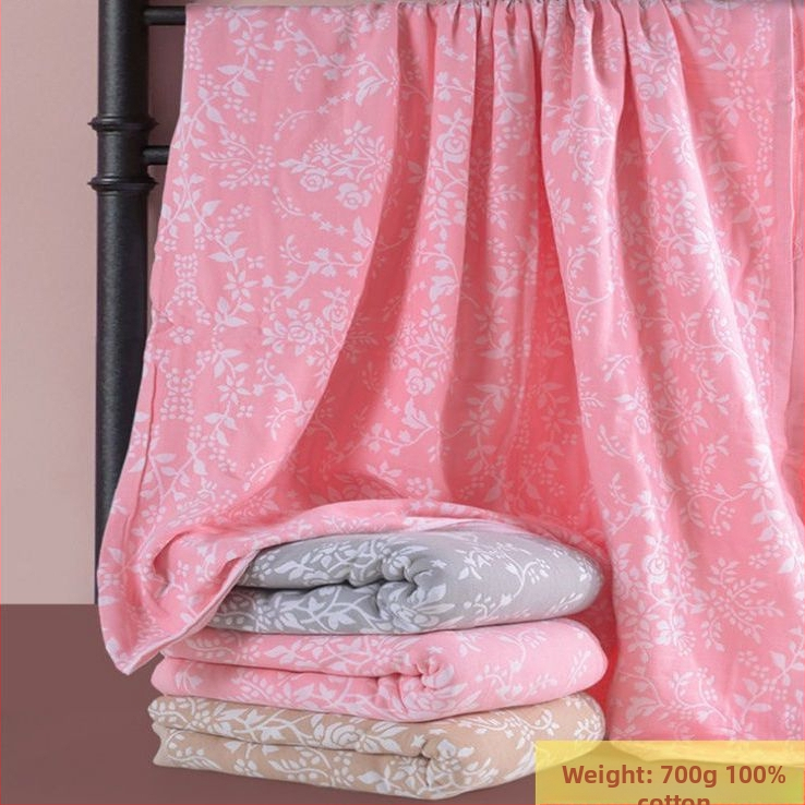 Medvilninis rankšluosčių pledas, pastoraliu stiliumi