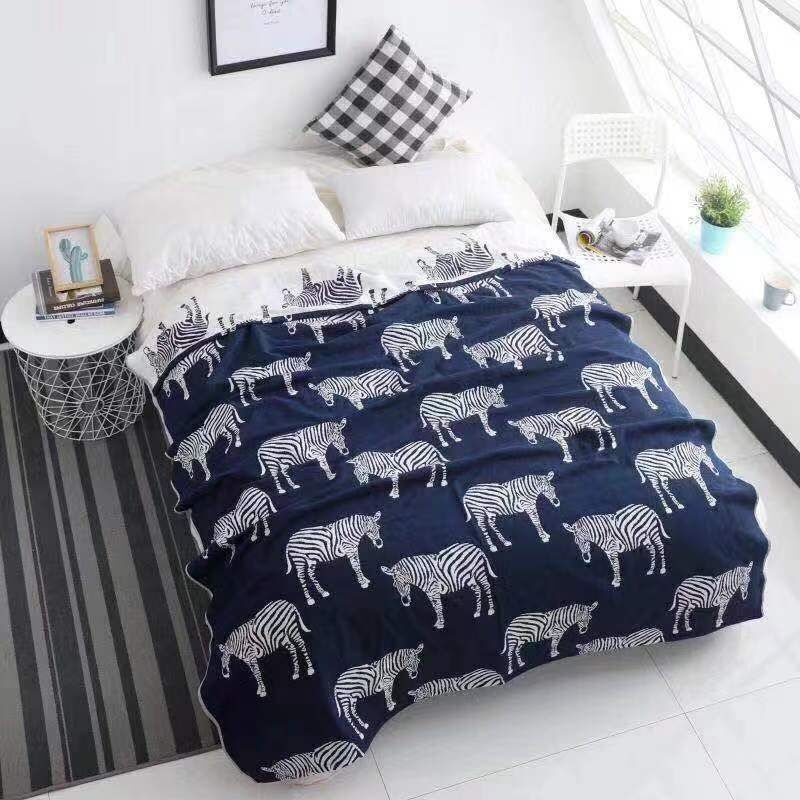 Medvilninis rankšluosčių pledas, pastoraliu stiliumi