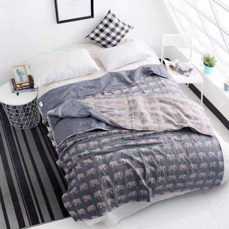 Medvilninis rankšluosčių pledas, pastoraliu stiliumi