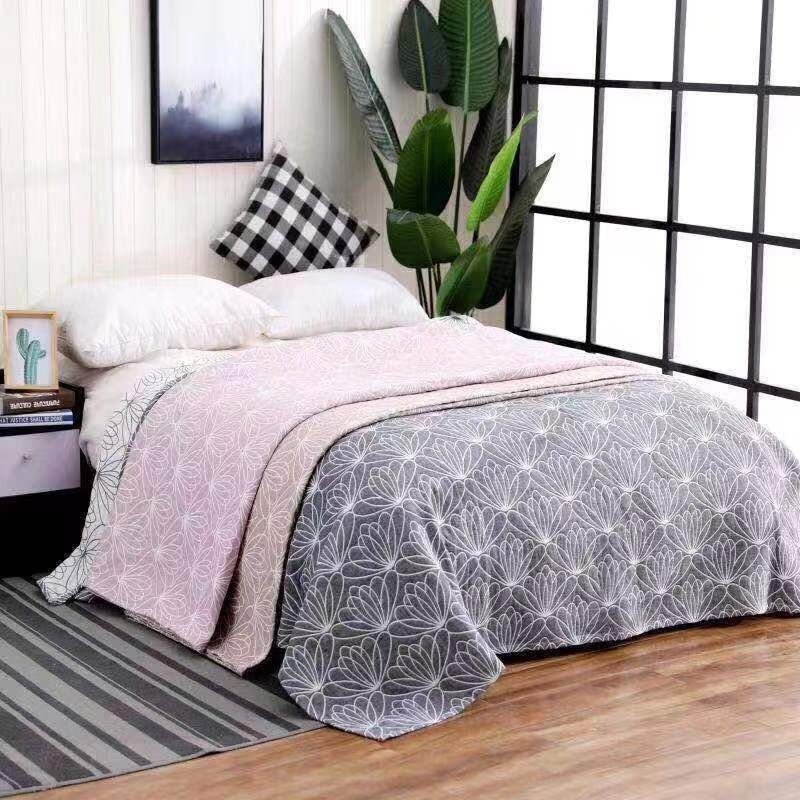 Medvilninis rankšluosčių pledas, pastoraliu stiliumi