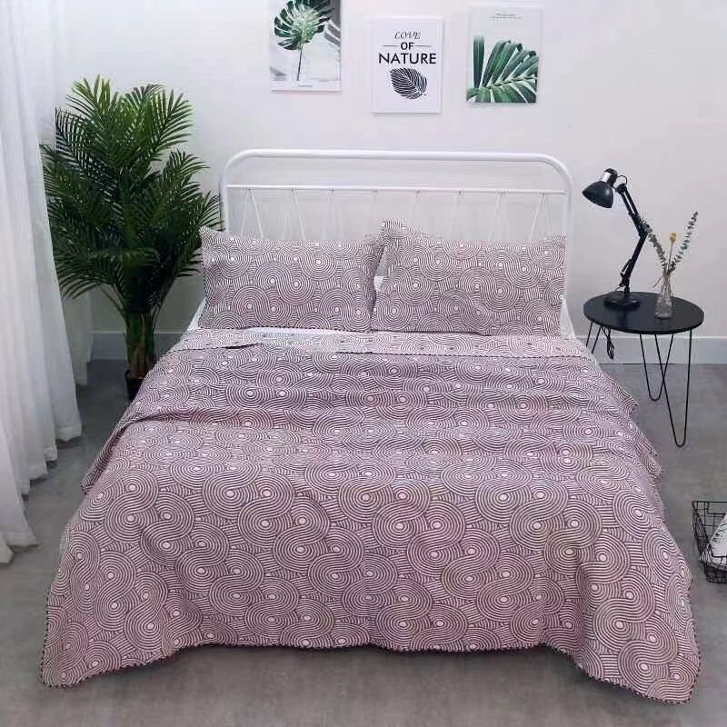 Medvilninis rankšluosčių pledas, pastoraliu stiliumi