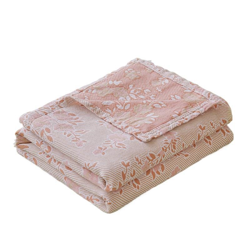 Medvilninė marlės antklodė sofai ir biurui, lengva, mažiau nei 300 g, pavasaris ir ruduo, vientisa spalva, šiuolaikiškas minimalistinis stilius