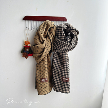 Γυναικείος φουλάρι από βαμβάκι – απλό ύφανση, διατηρεί τη ζεστασιά, άνοιξη και φθινόπωρο, στυλ λογοτεχνικό ρετρό