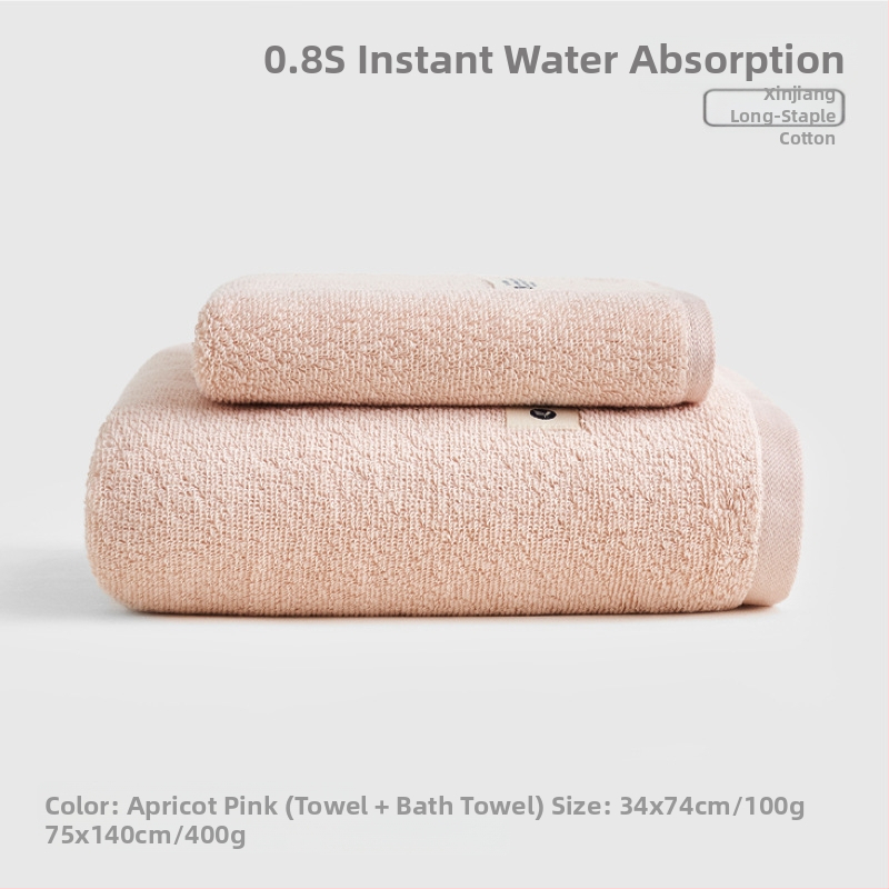 Fürdőtörölközők szett – 100% pamut, uniszex, 150D egyszerű szövés, 3 részes, nedvszívó, gyorsan száradó