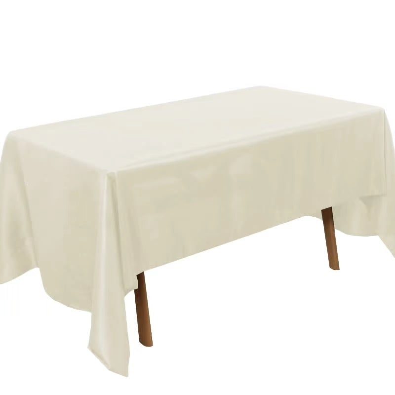 Szállodai esküvői asztalterítő, modern egyszerű stílus, téglalap alakú, 100% poliészter