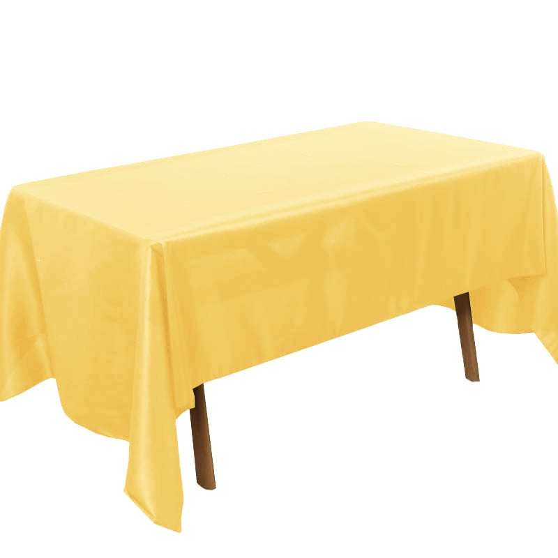 Szállodai esküvői asztalterítő, modern egyszerű stílus, téglalap alakú, 100% poliészter