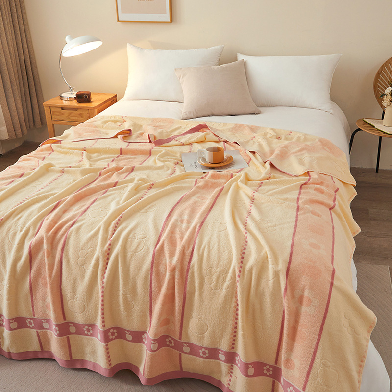 Medvilninė rankšluosčio antklodė su retro stiliumi ir gėlių raštu, reaktyvinis spausdinimas, svoris 0,55–1,00 kg, tinkama pavasariui ir rudeniui