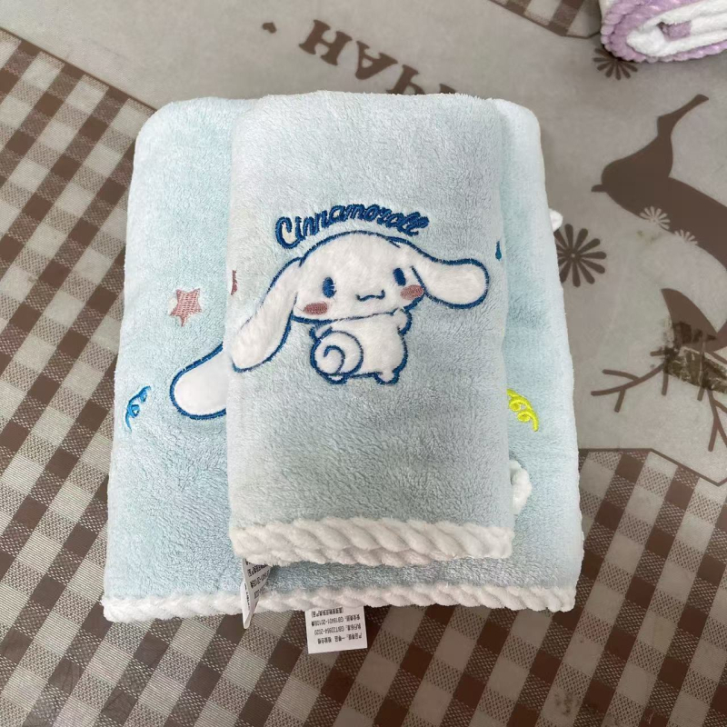 Soft tide Koral fleece fürdőlepedő készlet, hímzett, szegélyezett, sima szövés, 80 szál