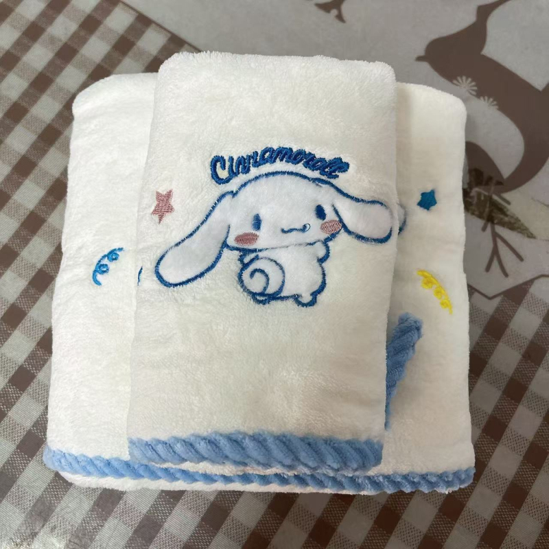 Soft tide Koral fleece fürdőlepedő készlet, hímzett, szegélyezett, sima szövés, 80 szál