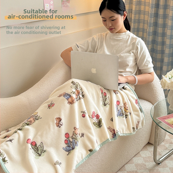 Koralinis veliūro šalių pledas, žiemai tinkamas lovai ir svetainei, 95% poliesteris, karikatūros spaudas, 0.5 kg