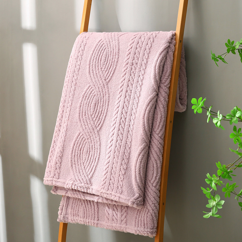 Pled din poliester cu model geometric, stil Nordic, pentru toate anotimpurile, personalizabil