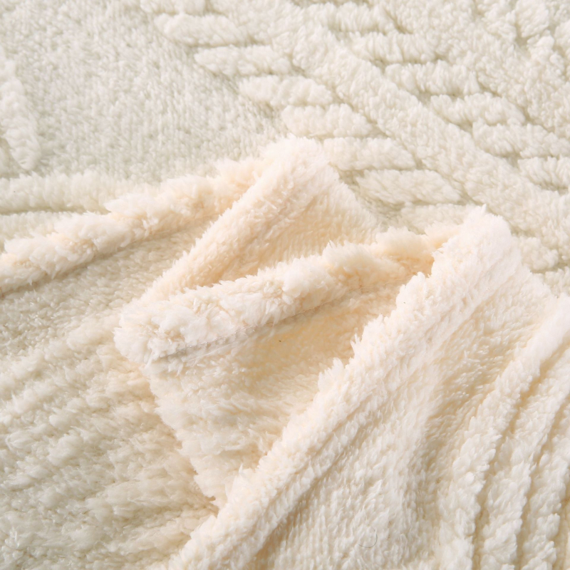 Pled din poliester cu model geometric, stil Nordic, pentru toate anotimpurile, personalizabil