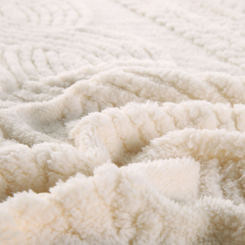 Pled din poliester cu model geometric, stil Nordic, pentru toate anotimpurile, personalizabil