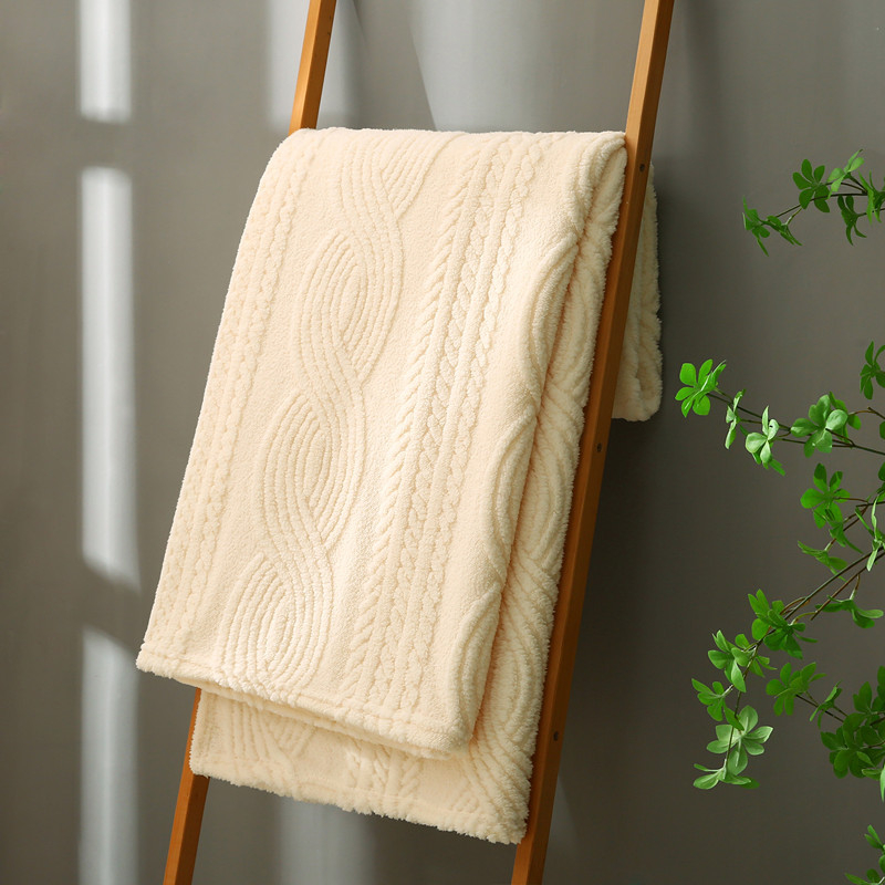 Pled din poliester cu model geometric, stil Nordic, pentru toate anotimpurile, personalizabil