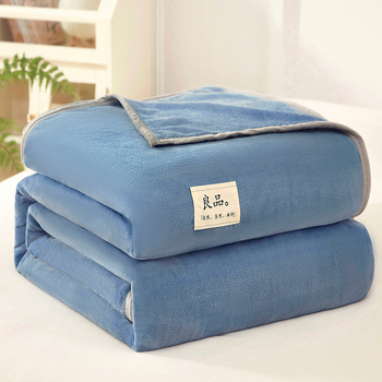 Pătură din velur de lapte, cu dungi, stil japonez, patru anotimpuri, sub 300 g