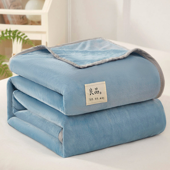 Pătură din velur de lapte, cu dungi, stil japonez, patru anotimpuri, sub 300 g