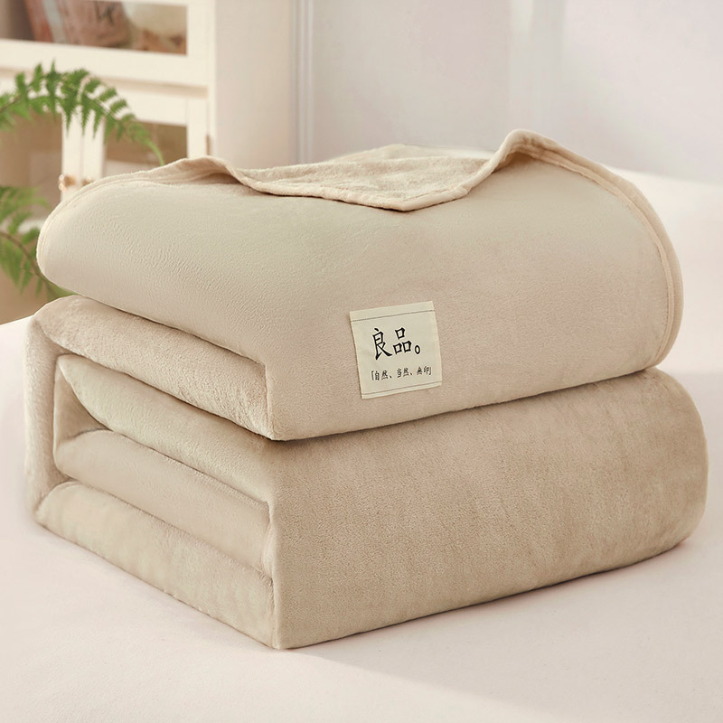 Pătură din velur de lapte, cu dungi, stil japonez, patru anotimpuri, sub 300 g