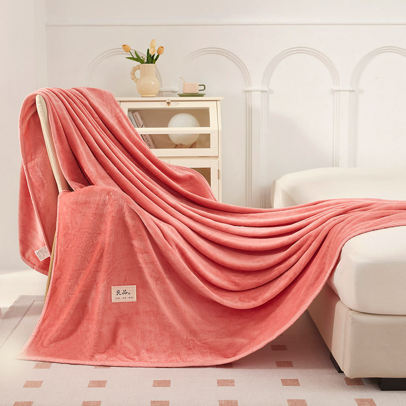 Pătură din velur de lapte, cu dungi, stil japonez, patru anotimpuri, sub 300 g