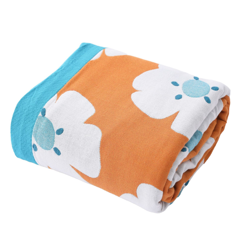 Medvilninė rankšluosčio antklodė Wheat weaving, 1500–1999 g, tinkama visiems sezonams, karikatūrinis raštas