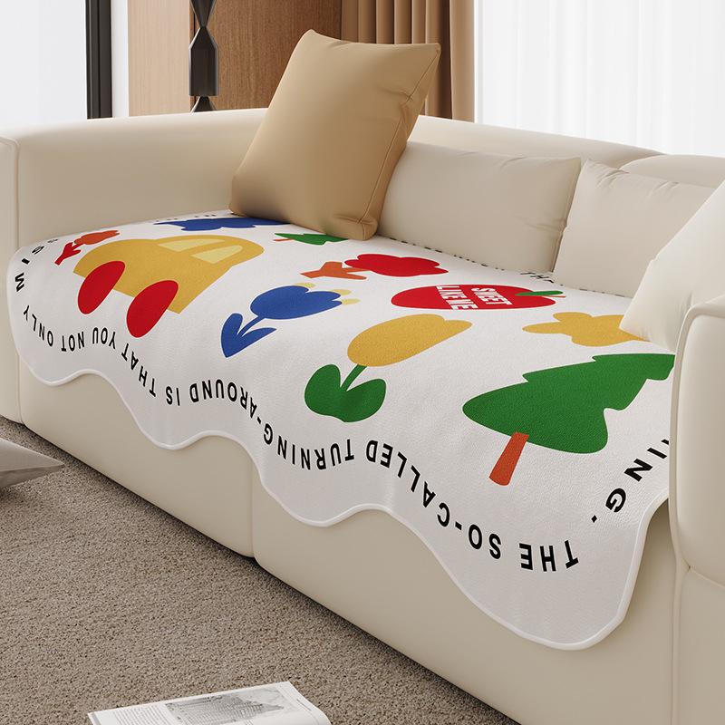 Perna pentru canapea în stil coreean, cu model anime, poliester, Dongzhao, potrivită pentru canapele combinate