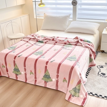 Daudzfunkcionālā sega – Su xuan Snowflake Velvet Thickened, 1000–1499 g, Cartoon stils, Visām sezonām