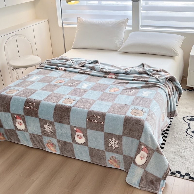 Daudzfunkcionālā sega – Su xuan Snowflake Velvet Thickened, 1000–1499 g, Cartoon stils, Visām sezonām