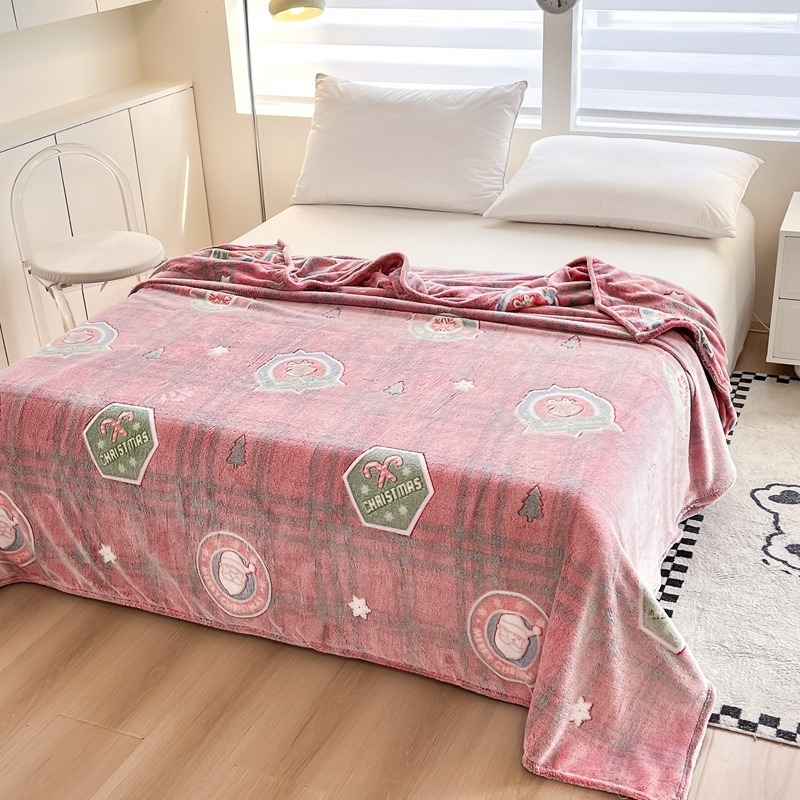 Daudzfunkcionālā sega – Su xuan Snowflake Velvet Thickened, 1000–1499 g, Cartoon stils, Visām sezonām