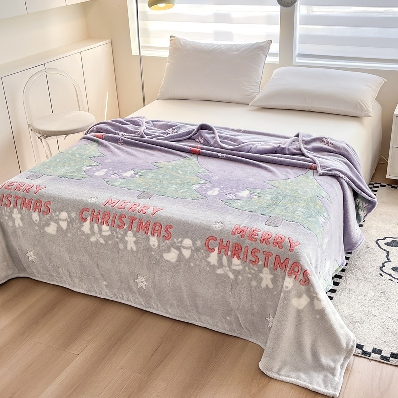 Daudzfunkcionālā sega – Su xuan Snowflake Velvet Thickened, 1000–1499 g, Cartoon stils, Visām sezonām