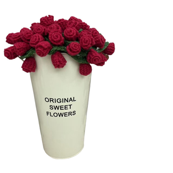 Rožių puokštės antklodė – akrilo medžiaga, mažiau nei 300 g, augalai ir gėlės raštas, poilsio stilius