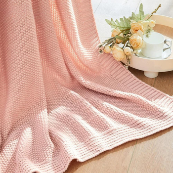 Megztas sofų pledas iš akrilo pluošto, 800–999 g, vienodą raštą, lengvas prabangos stilius, tinkama visoms metų laikams, pritaikymas