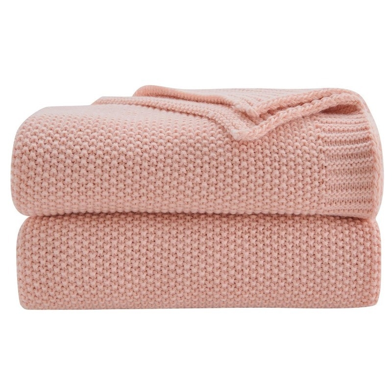 Megztas sofų pledas iš akrilo pluošto, 800–999 g, vienodą raštą, lengvas prabangos stilius, tinkama visoms metų laikams, pritaikymas