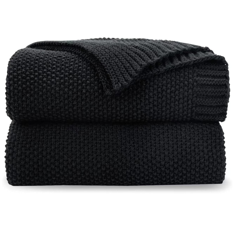 Megztas sofų pledas iš akrilo pluošto, 800–999 g, vienodą raštą, lengvas prabangos stilius, tinkama visoms metų laikams, pritaikymas